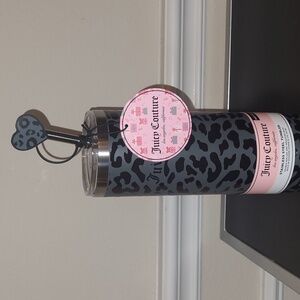 Juicy Couture Animal Print Stainless Steel Tumbler